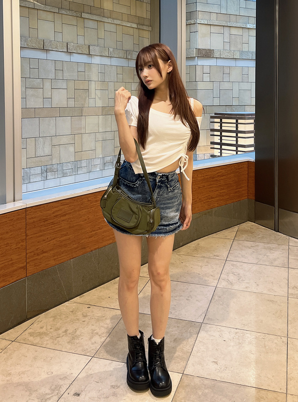シルキー　ワンドロップ SLY | OFFSHOULDER RIB HG トップス (ニット ) |SHEL'TTER WEBSTORE