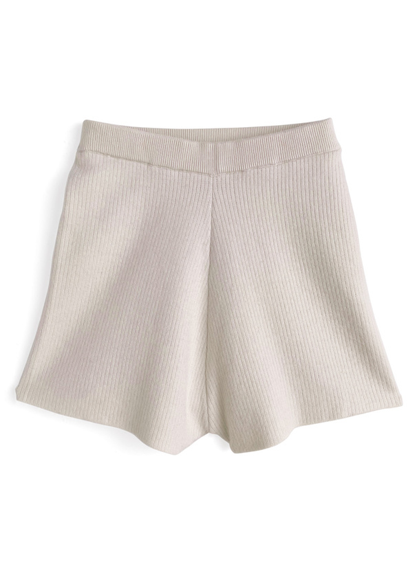 裏シャギーニットショートパンツ