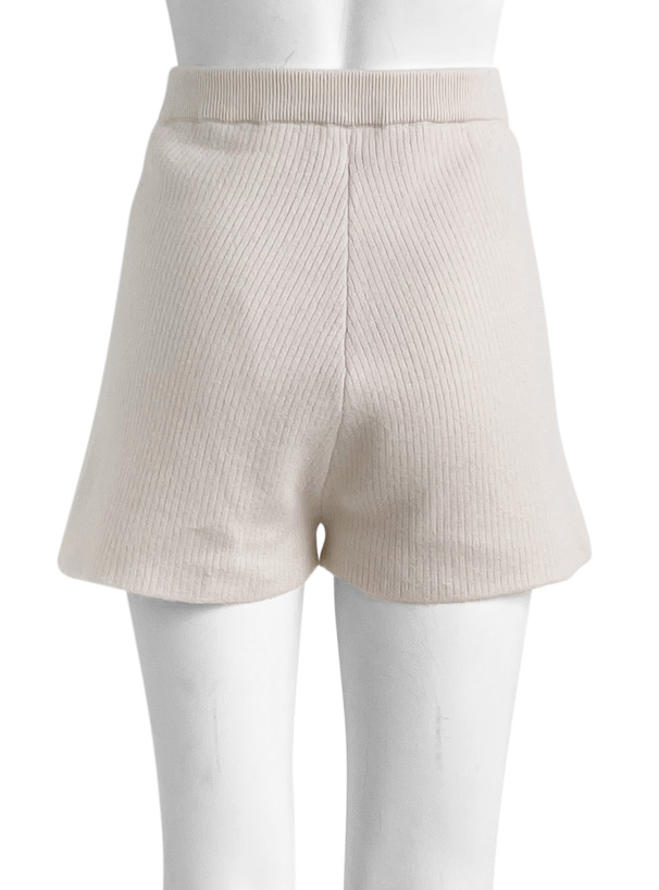 裏シャギーニットショートパンツ