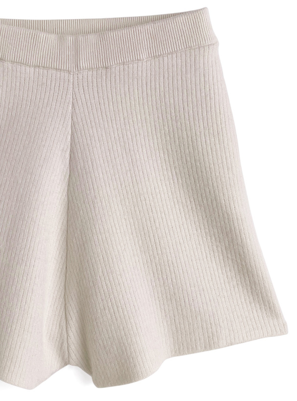 裏シャギーニットショートパンツ