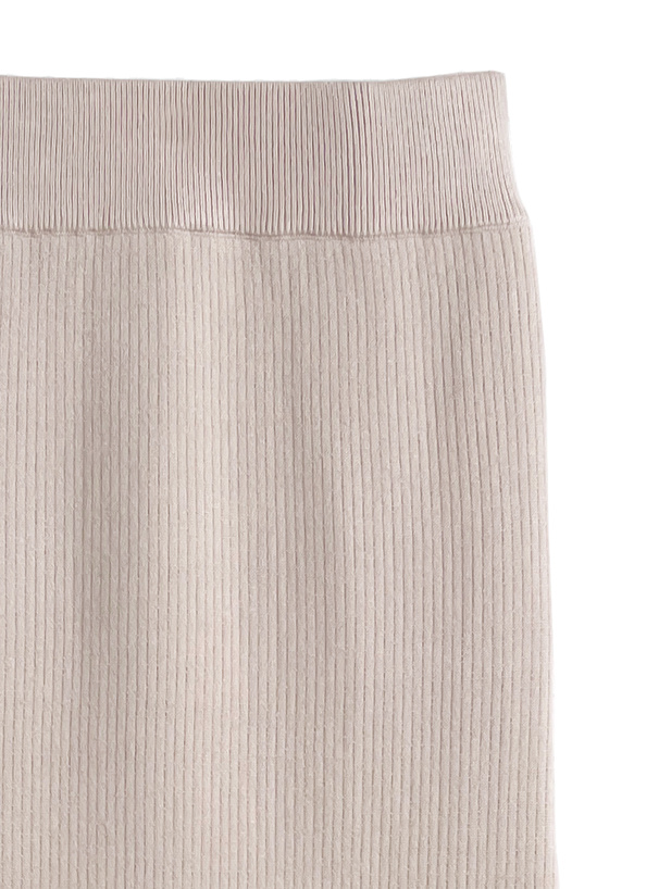 裏シャギーニットロングスカート