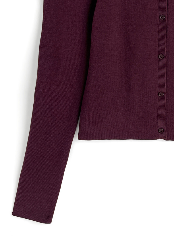 パワーショルダーニットカーディガン