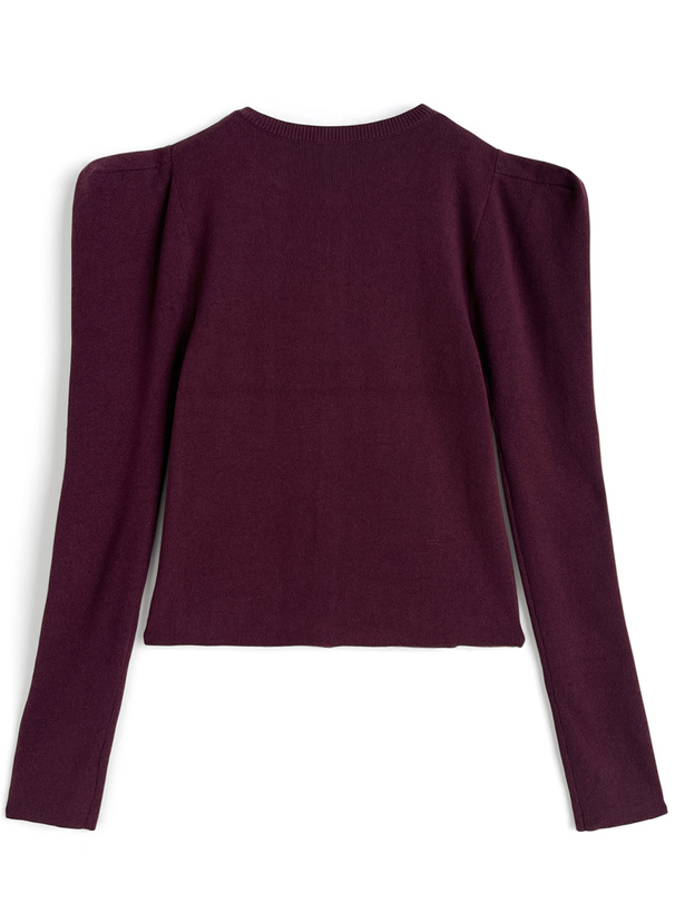 パワーショルダーニットカーディガン