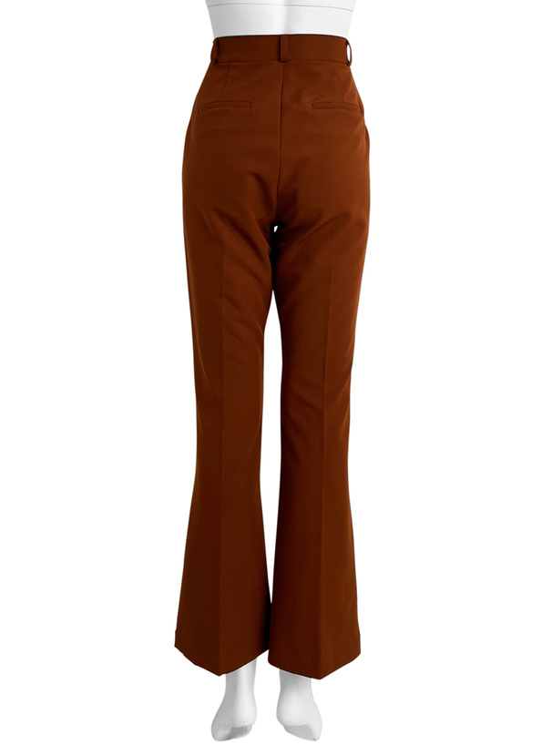 センタープレスフレアパンツ
