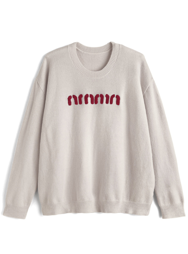 シャネルlove サマ専用GGサガラ刺繍ケーブルニットトップス サガラ刺繍ロゴニットトップス[ru1253] | レディースファッション通販