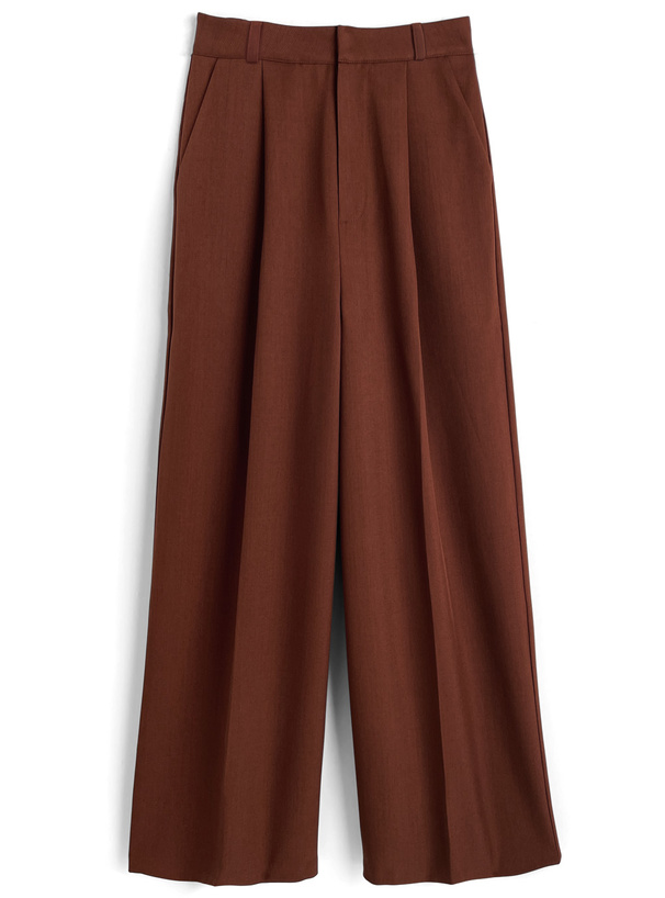 佐々木希 センタープレスストレートパンツ[ru1268] | レディース