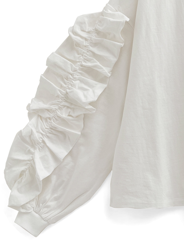 フリルスリーブトップス