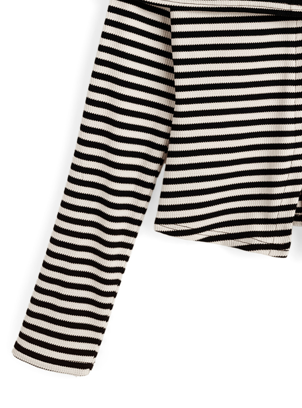 ボーダー柄オフショルダートップス[ru1272] | レディースファッション