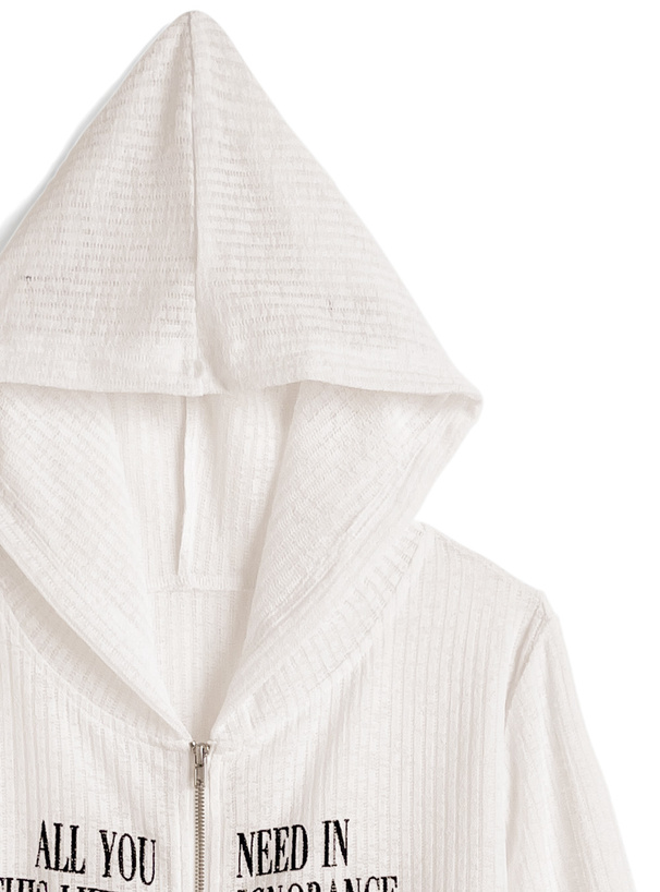 リ*ー様 ダブルジップパーカー SINSS（シンス）の「Double zip hoodie / ダブルジップフーディ
