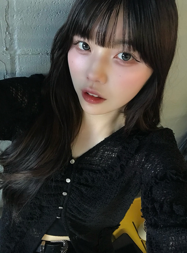 フリルレースカーディガン