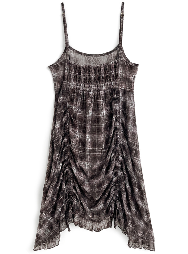 チェック柄2WAYキャミワンピース　れみれみドレス チェック柄2WAYキャミワンピース れみれみドレス チェック柄2WAY