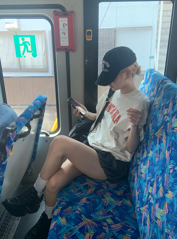 ロゴプリントスウェットトップス