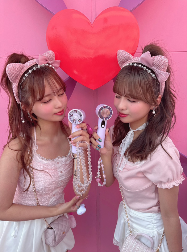 冷却プレート付きハンディファン