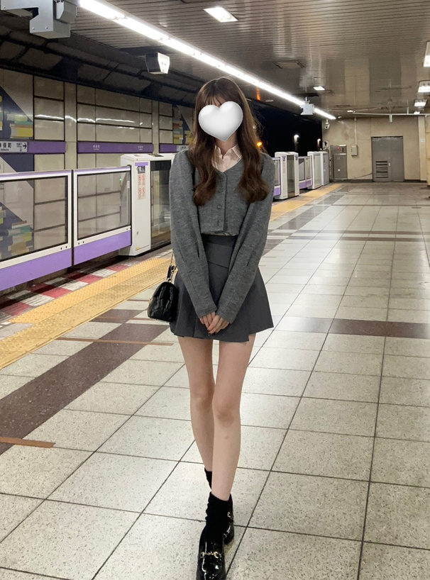 Vネックショート丈カーディガン[ru1290] | レディースファッション通販