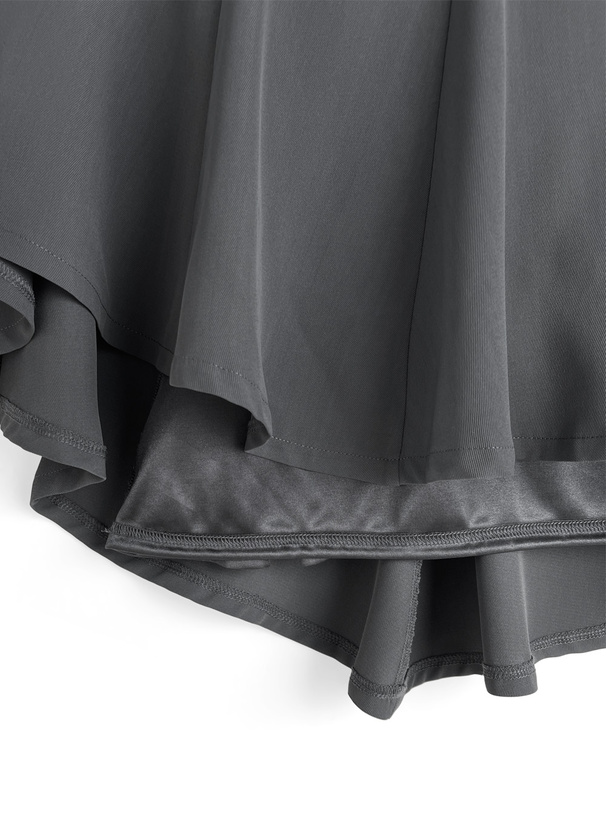 ノースリーブフレアミニワンピース