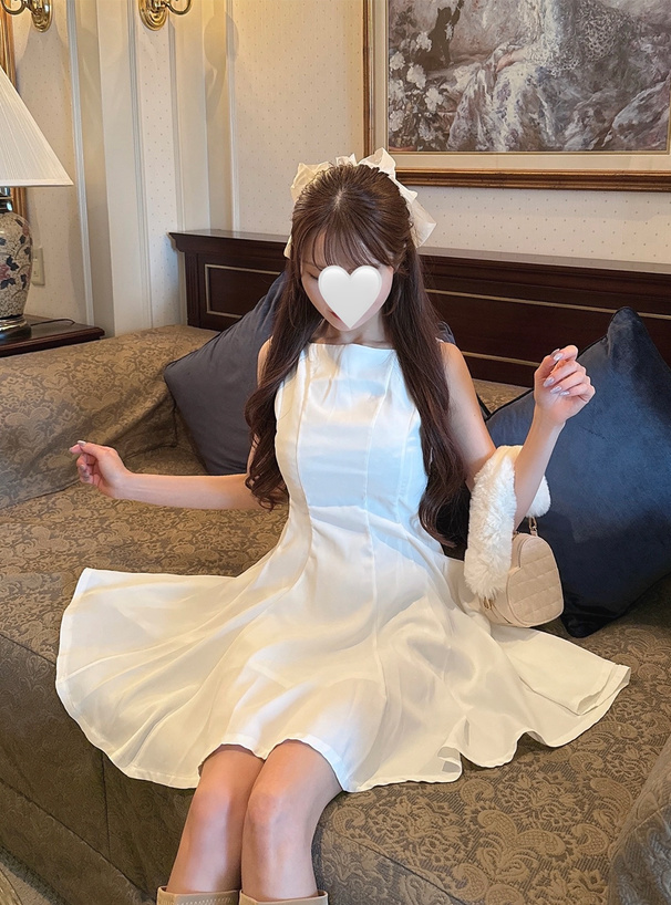 aノースリーブミニワンピース 楽天市場】ノースリーブワンピース Vネック パーティードレス