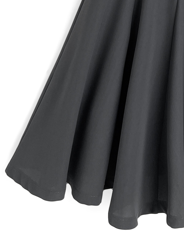 ノースリーブフレアミニワンピース