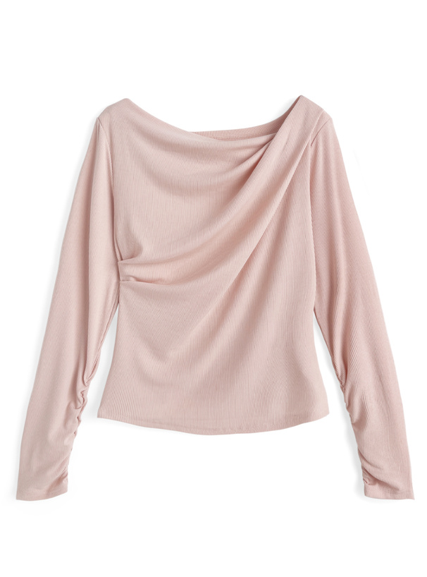 テレコドレープタックトップス