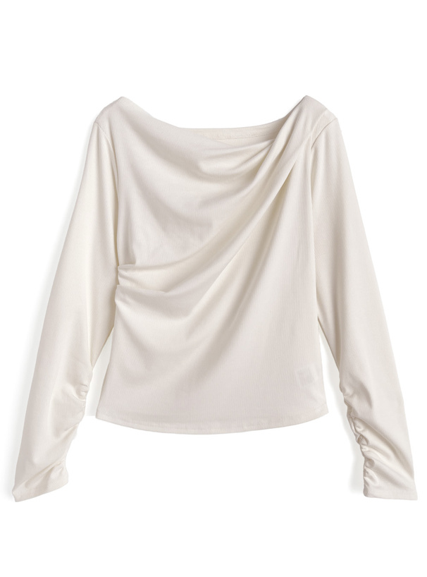 テレコドレープタックトップス