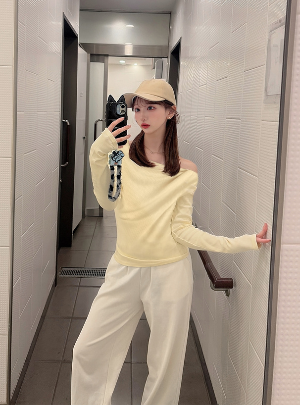 テレコドレープタックトップス