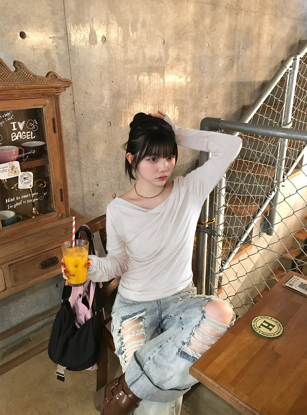 テレコドレープタックトップス