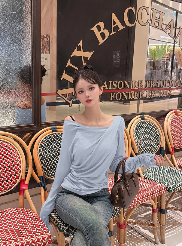 テレコドレープタックトップス