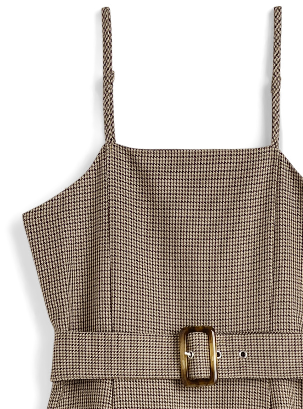 pium 千鳥柄ジャガーベルトミニワンピース ホワイトミックス ONEPIECE – Page 2 – pium