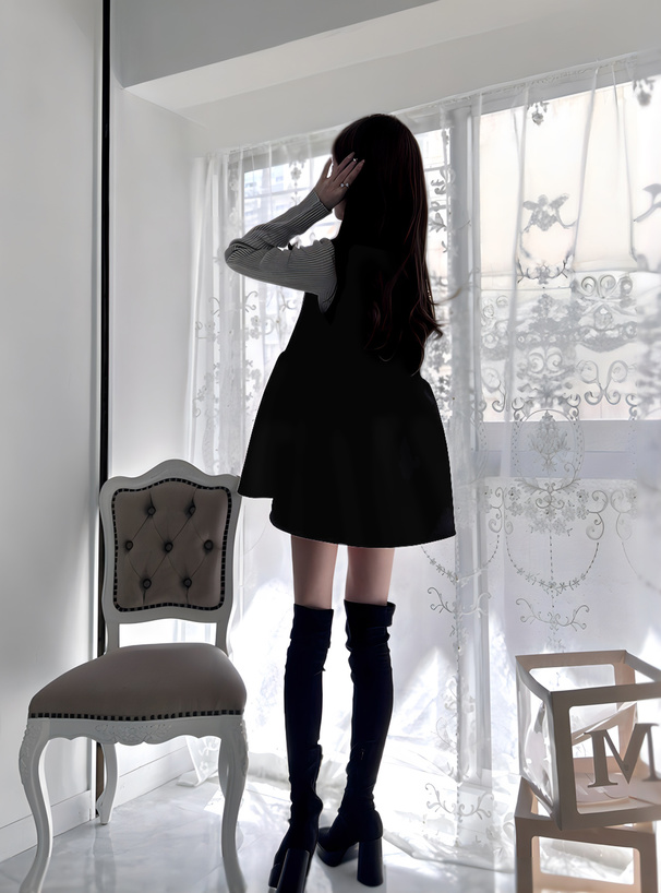 パールボタンノースリーブペプラムベスト