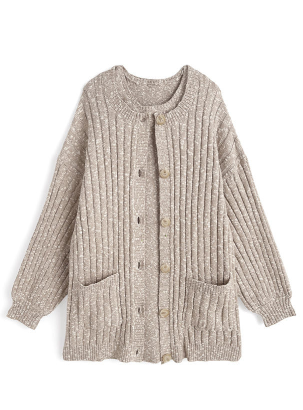 ニットカーディガン×ノースリーブミニワンピースセットアップ[ru1315]