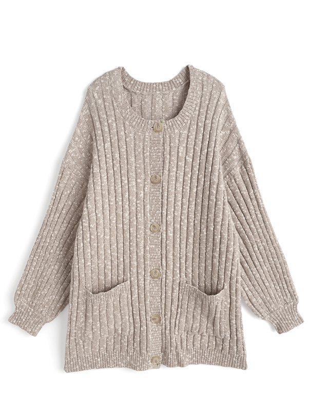 ニットカーディガン×ノースリーブミニワンピースセットアップ[ru1315