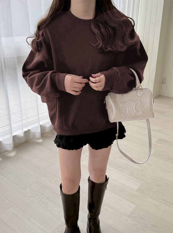 オーバーサイズスウェットトップス