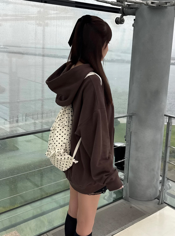 オーバーサイズスウェットパーカー