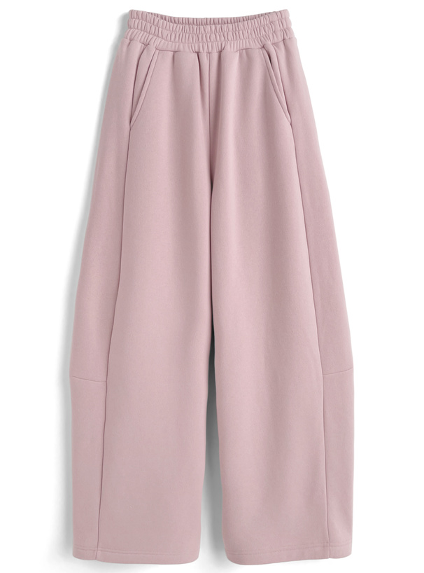 裏起毛カーブラインスウェットパンツ