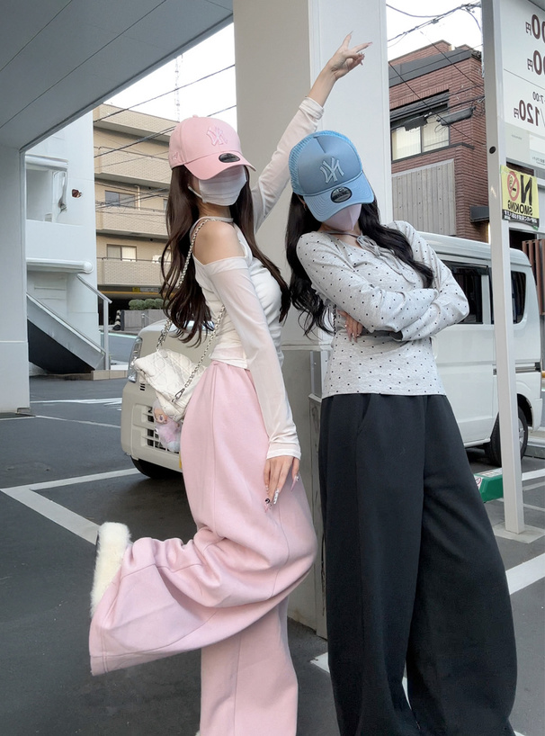 裏起毛カーブラインスウェットパンツ