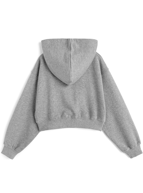 ラインストーンクロスロゴスウェットパーカー[ru1333