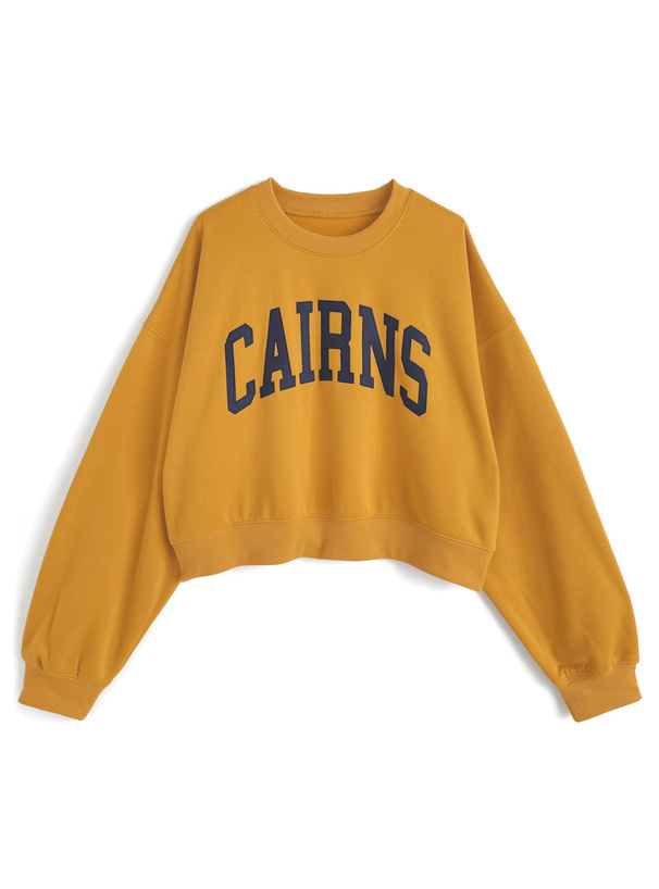 ロゴ刺繍スウェットトップス