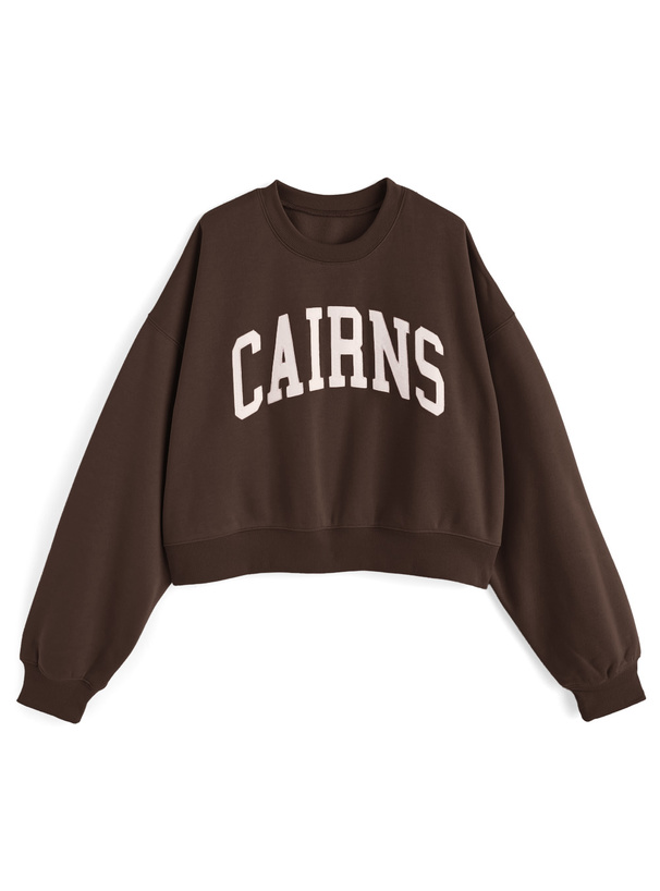 ロゴ刺繍スウェットトップス