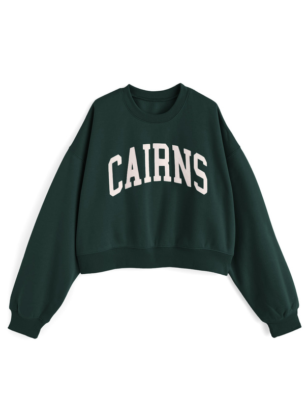 ロゴ刺繍スウェットトップス