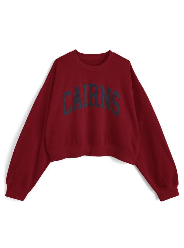 ロゴ刺繍スウェットトップス