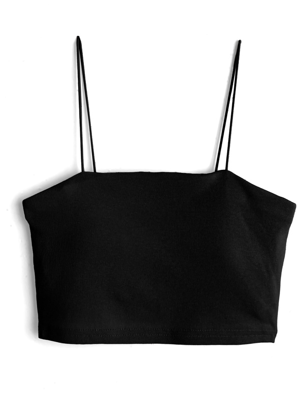 カップ付きショート丈キャミソール