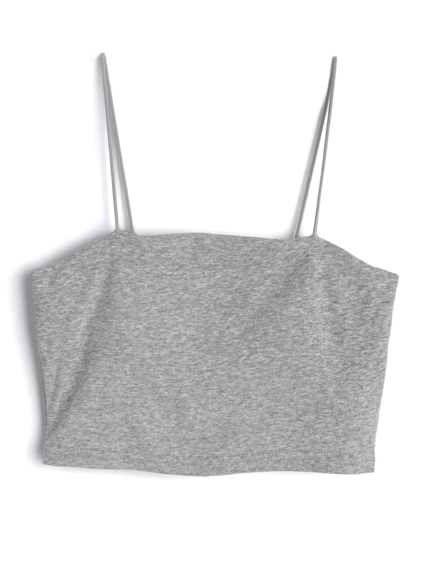 カップ付きショート丈キャミソール