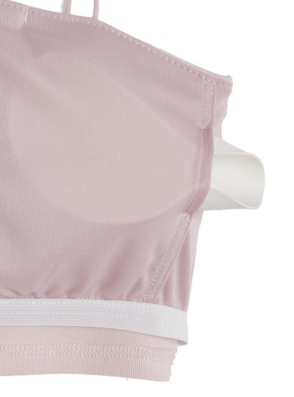 カップ付きショート丈キャミソール