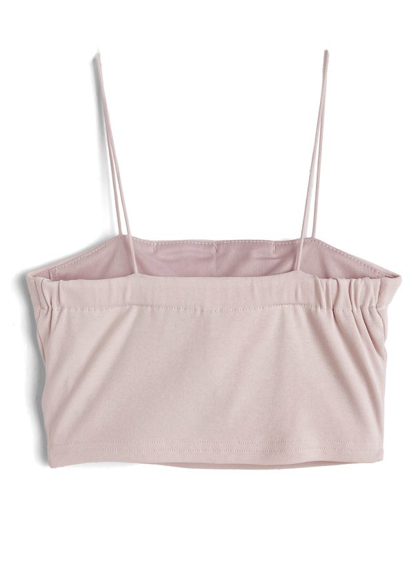 カップ付きショート丈キャミソール