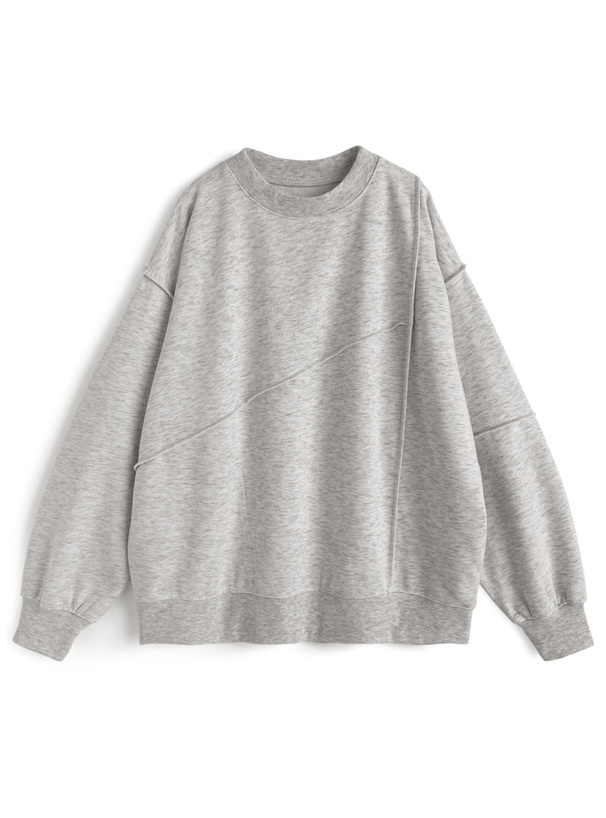 切替デザインスウェットトップス[ru1348] | レディースファッション