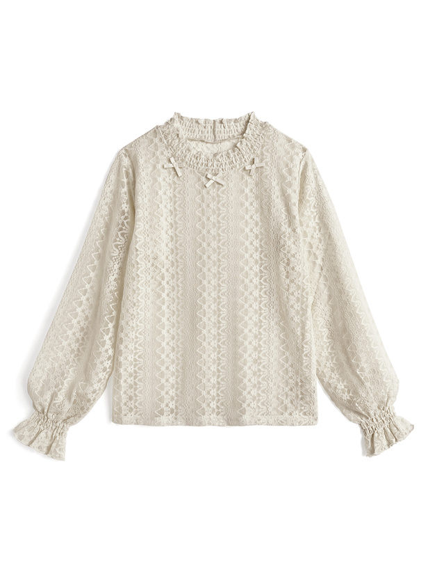 レースリボントップス