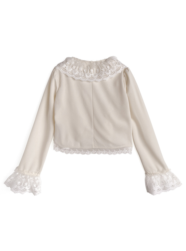 レースフリルボレロ