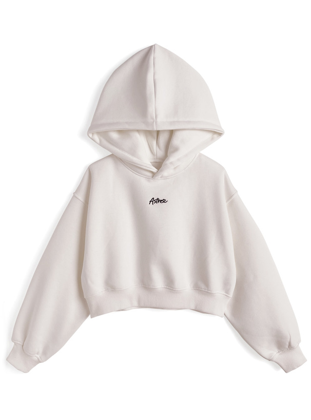 ロゴ刺繍パーカー