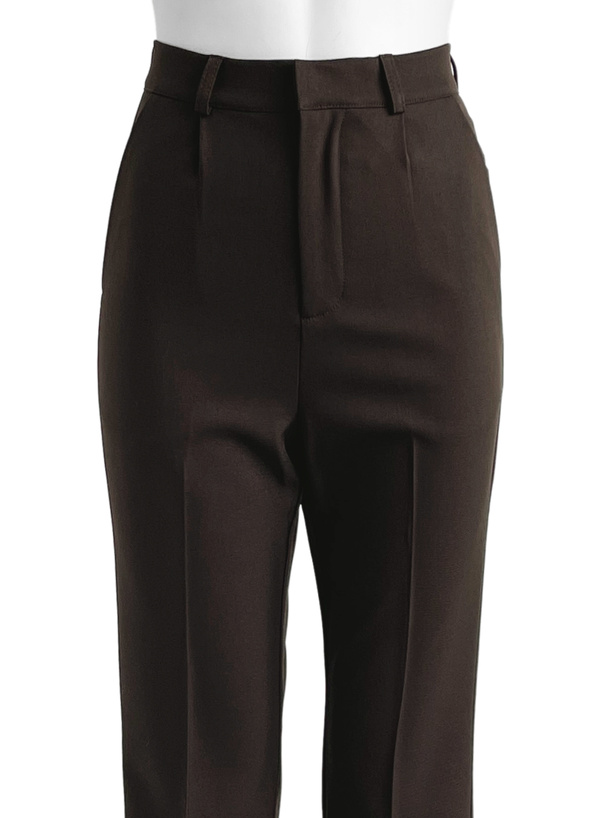 センタープレスタックフレアパンツ