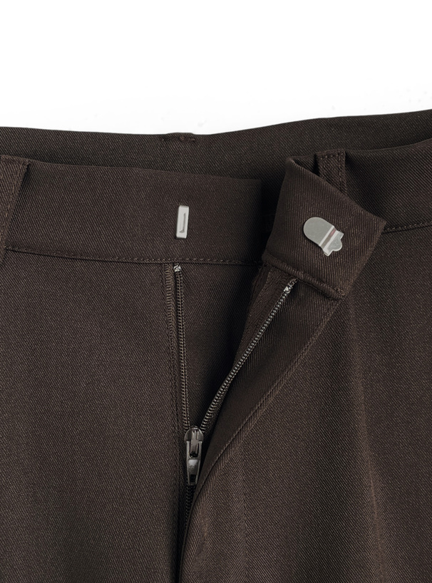 センタープレスタックフレアパンツ