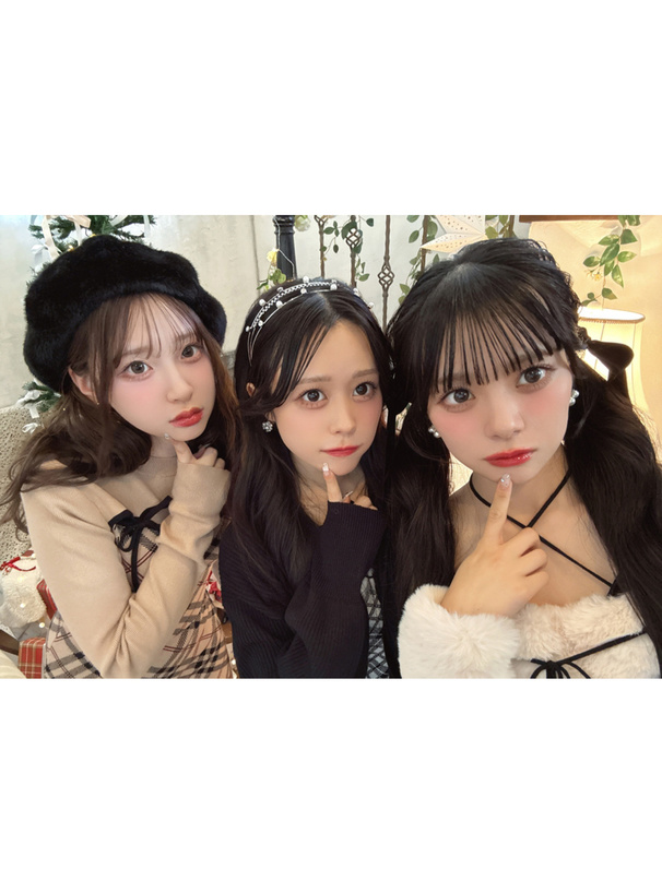 チェック柄フロントオープンリボンニットミニワンピース[ru1372